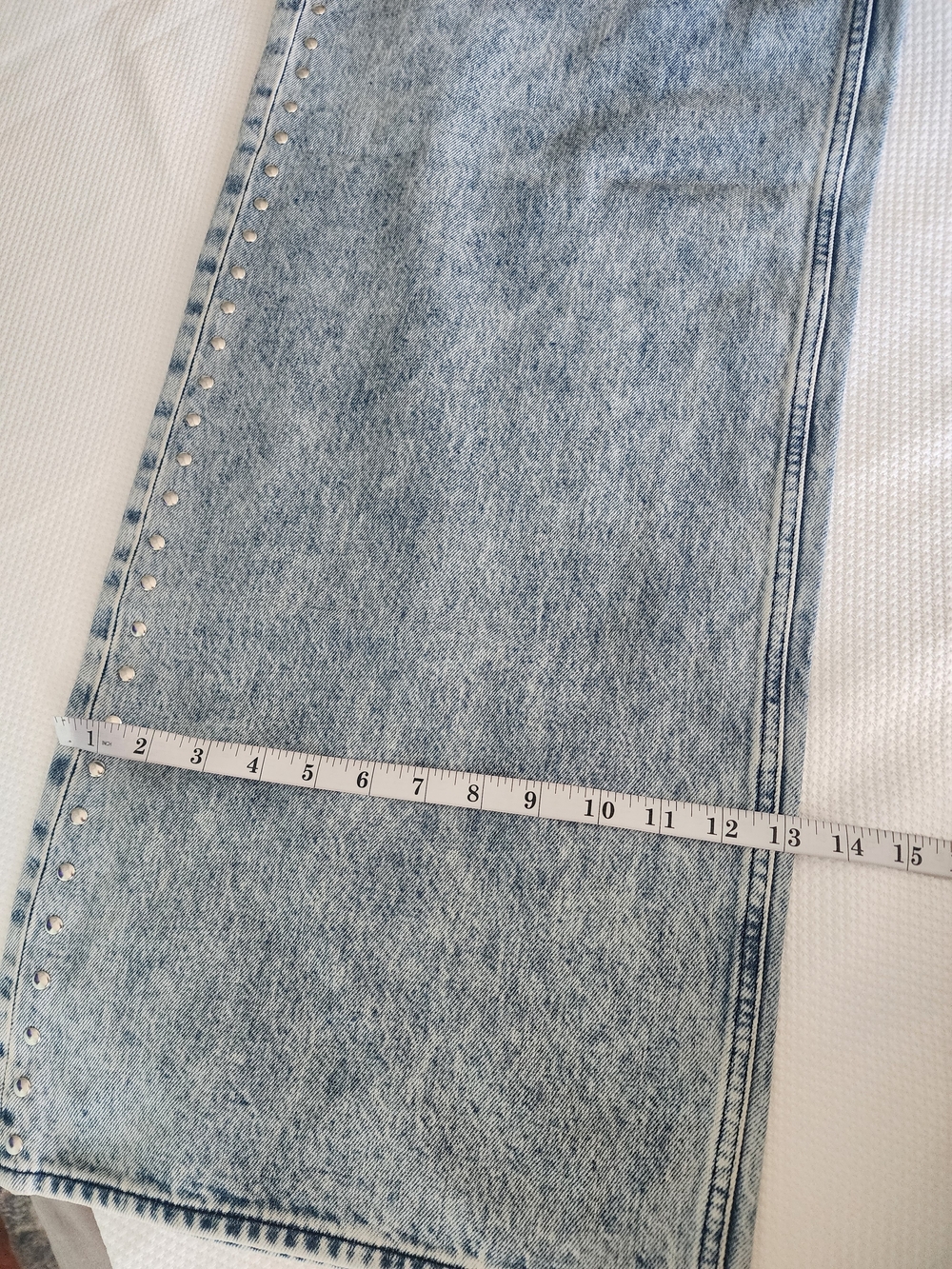 GAP Mid Rise Baggy Jeans - Light Blue Denim New With Tags - Picture 10 of 14